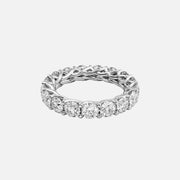  Round Trellis Eternity Ring 18k White Gold 4 0 001