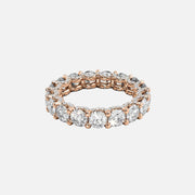 Round U Pave Prong Eternity Ring 14k Rose Gold 4 3 001