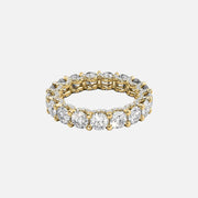  Round U Pave Prong Eternity Ring 14k Yellow Gold 4 3 001