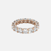  Round U Pave Prong Eternity Ring 18k Rose Gold 4 8 001