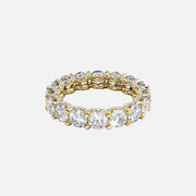  Round U Pave Prong Eternity Ring 18k Yellow Gold 4 8 001