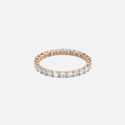  Round U Prong Eternity Ring 14k Rose Gold 1 2 001