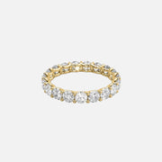  Round U Prong Eternity Ring 14k Yellow Gold 2 5 001