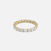  Round U Prong Eternity Ring 18k Yellow Gold 2 0 001