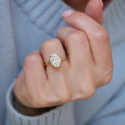 The Vintage Royal Oval Solitaire Moissanite Ring - KNT - Engagement Rings, Wedding Bands & Fine Jewelry