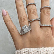 The Pave Sensation Moissanite Ring - KNT - Engagement Rings, Wedding Bands & Fine Jewelry