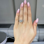The Three Stone Silvana Radiant Moissanite Ring - KNT - Engagement Rings, Wedding Bands & Fine Jewelry