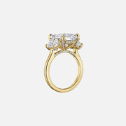 The Three Stone Silvana Radiant Moissanite Ring - KNT - Engagement Rings, Wedding Bands & Fine Jewelry