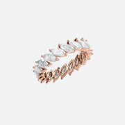  Slanted Marquise Eternity Ring 14k Rose Gold 3 0 002