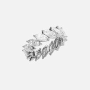  Slanted Marquise Eternity Ring 14k White Gold 5 0 002