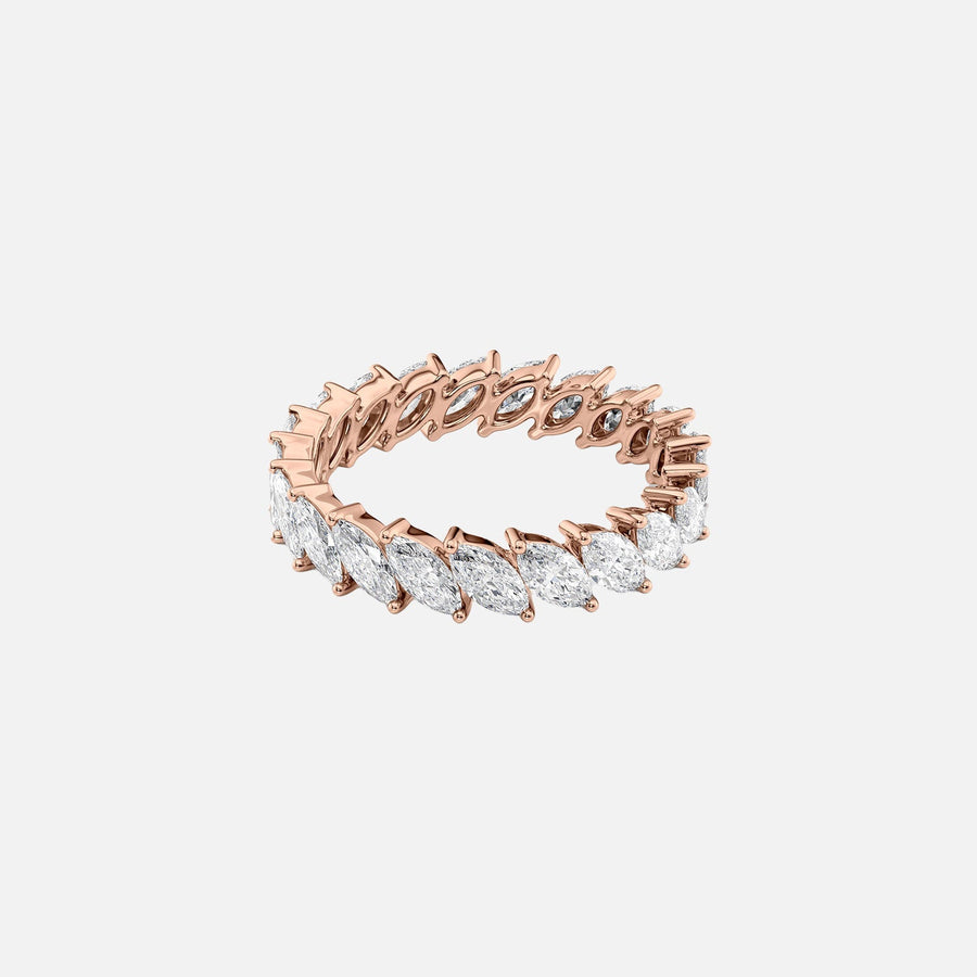  Slanted Marquise Eternity Ring 18k Rose Gold 2 0 001
