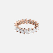  Slanted Marquise Eternity Ring 18k Rose Gold 3 5 001