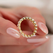  Slanted Marquise Eternity Ring 18k Yellow Gold 3 0 003