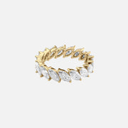  Slanted Marquise Eternity Ring 18k Yellow Gold 3 5 001