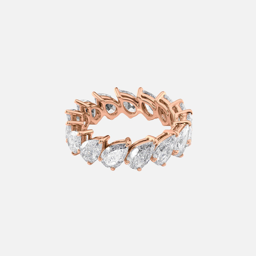  Slanted Pear Eternity Ring 14k Rose Gold 4 5 001
