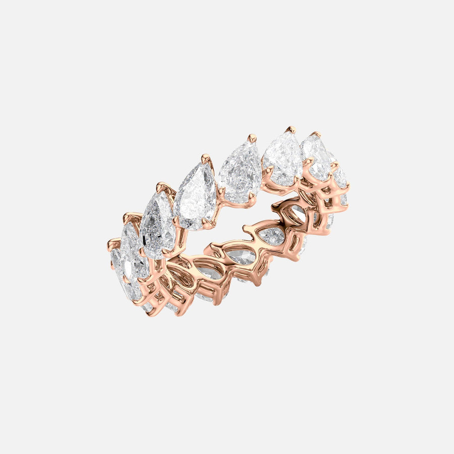  Slanted Pear Eternity Ring 18k Rose Gold 4 5 002