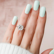 The Hidden Halo Sofia Cushion Solitaire Moissanite Ring - KNT - Engagement Rings, Wedding Bands & Fine Jewelry