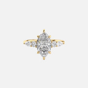  The Abigail Marquise Lab Diamond Ring 18k Yellow Gold 001