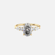  The Abigail Oval Moissanite Ring 18k Yellow Gold 001
