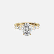 The Adelle Oval Lab Diamond Ring 18k Yellow Gold 001