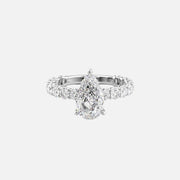  The Adelle Pear Lab Diamond Ring 18k White Gold 001