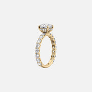  The Adelle Round Lab Diamond Ring 14k Yellow Gold 002