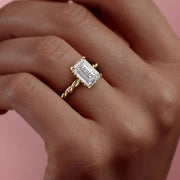  The Alice Emerald Lab Diamond Ring 14k Yellow Gold 003 Final