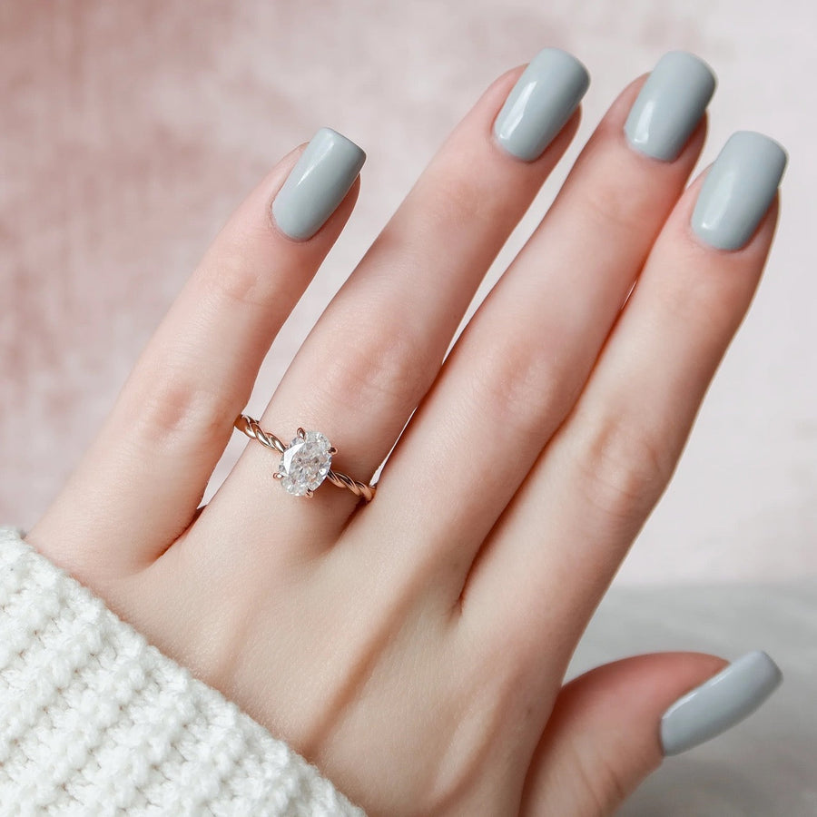  The Alice Oval Lab Diamond Ring 14k Rose Gold 003 Final