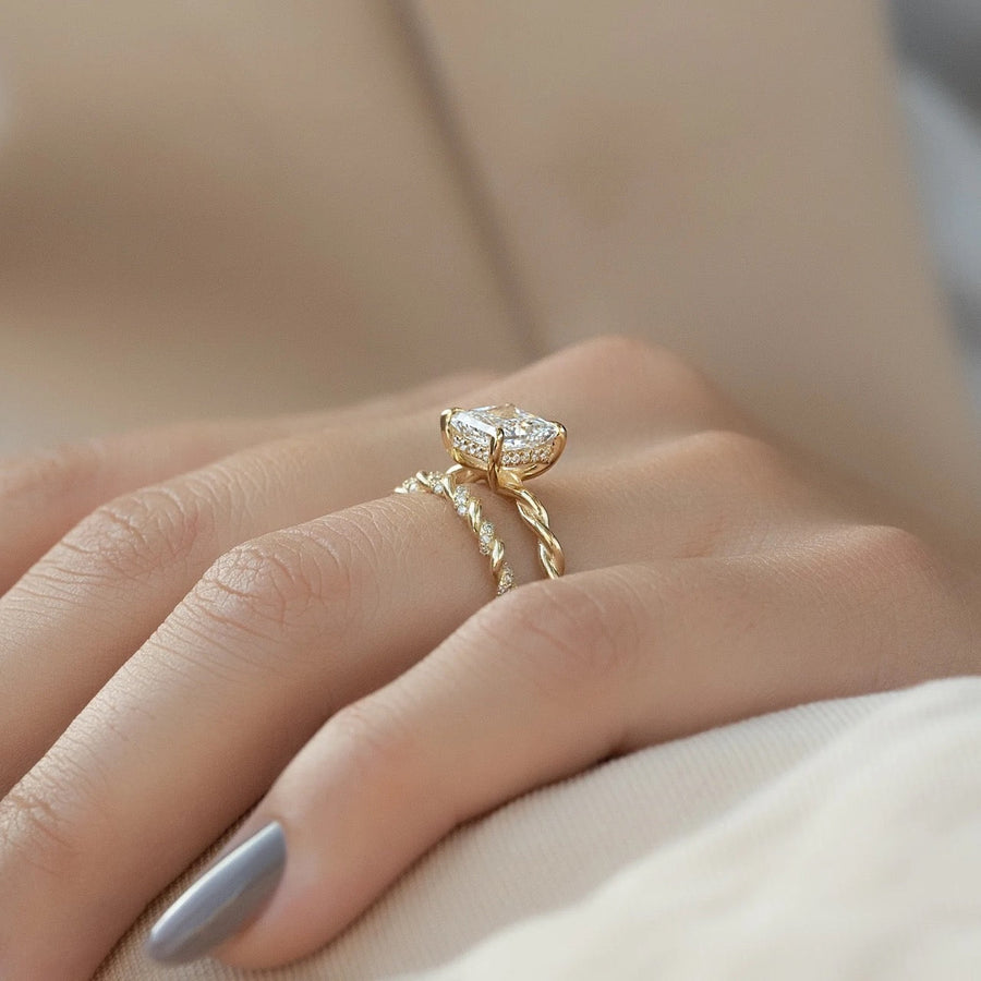  The Alice Princess Lab Diamond Ring 18k Yellow Gold 004 Final