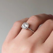  The Alice Round Lab Diamond Ring 14k White Gold 004 Final