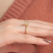  The Alice Round Lab Diamond Ring 18k Yellow Gold 004 Final