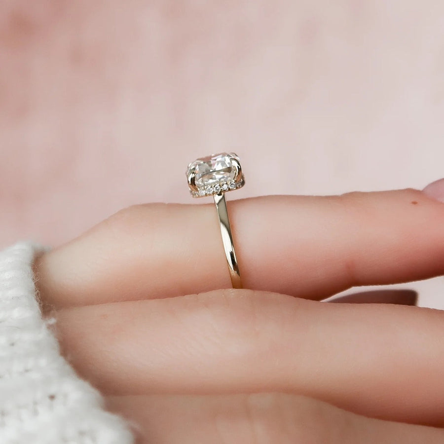  The Aline Cushion Moissanite Ring 14k Yellow Gold 004 Final