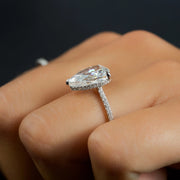  The Aline Pear Moissanite Ring 18k White Gold 004 Final