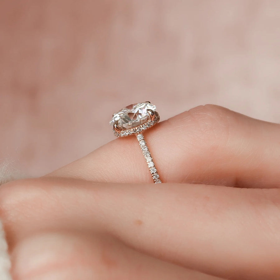  The Aline Round Moissanite Ring 18k Rose Gold 004 Final