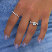  The Angelina Round Lab Diamond Ring 18k White Gold 003