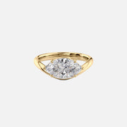 The Berta Marquise Lab Diamond Ring 14k Yellow Gold 001