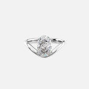  The Berta Oval Lab Diamond Ring 14k White Gold 001