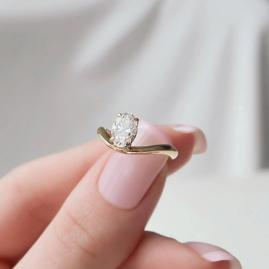  The Berta Oval Lab Diamond Ring 14k Yellow Gold 004 Final