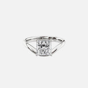  The Berta Princess Lab Diamond Ring 14k White Gold 001