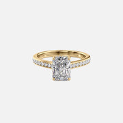 The Cameron Radiant Lab Diamond Ring 14k Yellow Gold 001