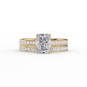  The Cameron Radiant Lab Diamond Ring 18k Yellow Gold 003