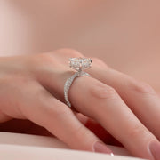  The Caroline Cushion Lab Diamond Ring 18k White Gold 005 Final