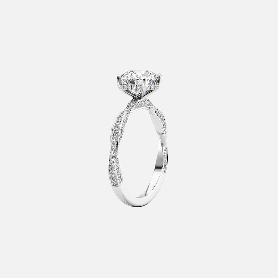  The Caroline Marquise Lab Diamond Ring 14k White Gold 002