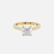 The Catherine Cushion Lab Diamond Ring 14k Yellow Gold 001 111d42b0-7314-49a9-bcb9-84f7f60e64c2