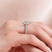  The Catherine Marquise Lab Diamond Ring 14k White Gold 005 Final