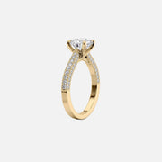  The Catherine Marquise Lab Diamond Ring 18k Yellow Gold 002