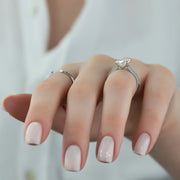  The Catherine Oval Lab Diamond Ring 14k White Gold 006 Final