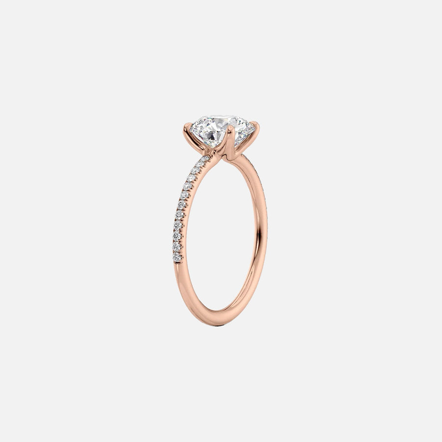 The Cecelia Oval Pave Moissanite Ring - KNT - Engagement Rings, Wedding Bands & Fine Jewelry
