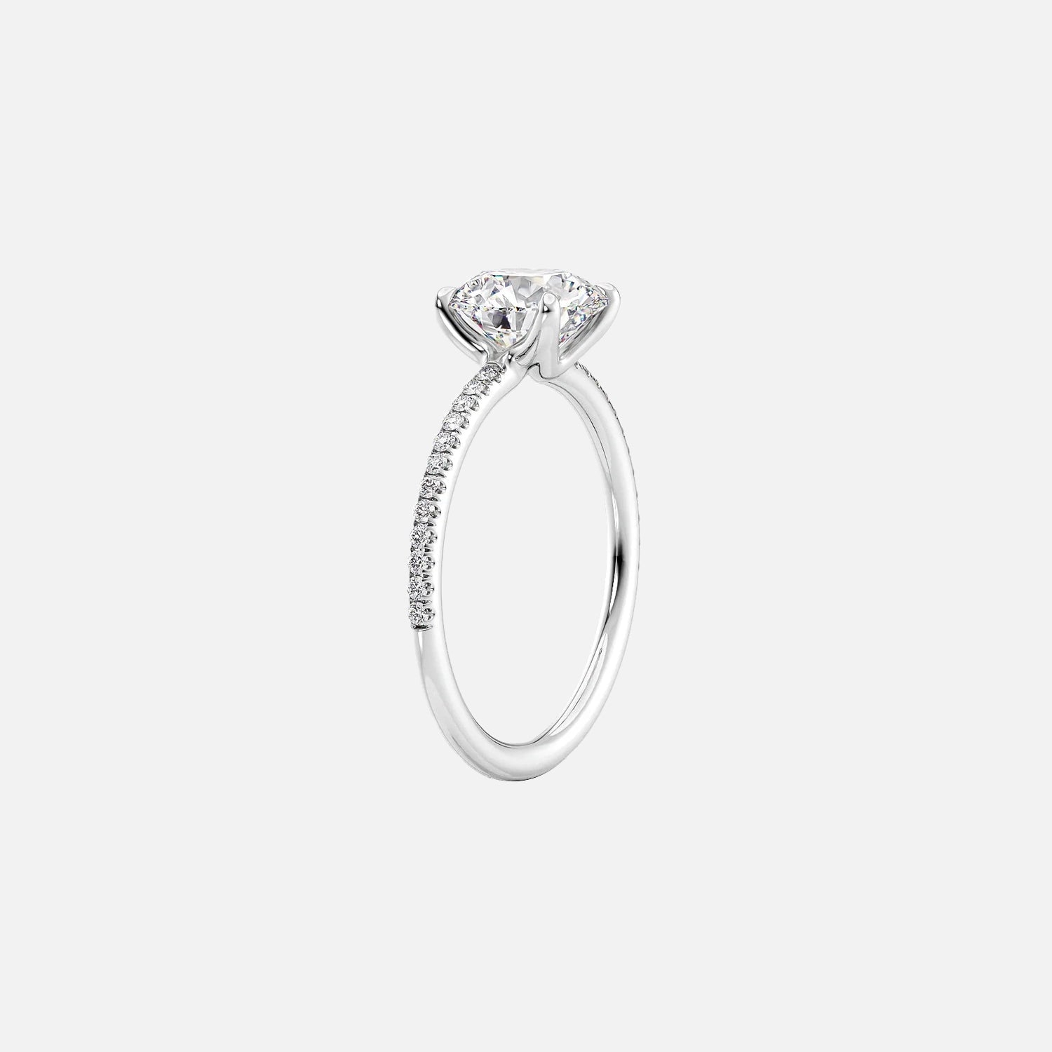 The Cecelia Pear Pave Moissanite Ring - KNT - Engagement Rings, Wedding Bands & Fine Jewelry