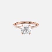 The Clara Cushion Pave Moissanite Ring - KNT - Engagement Rings, Wedding Bands & Fine Jewelry